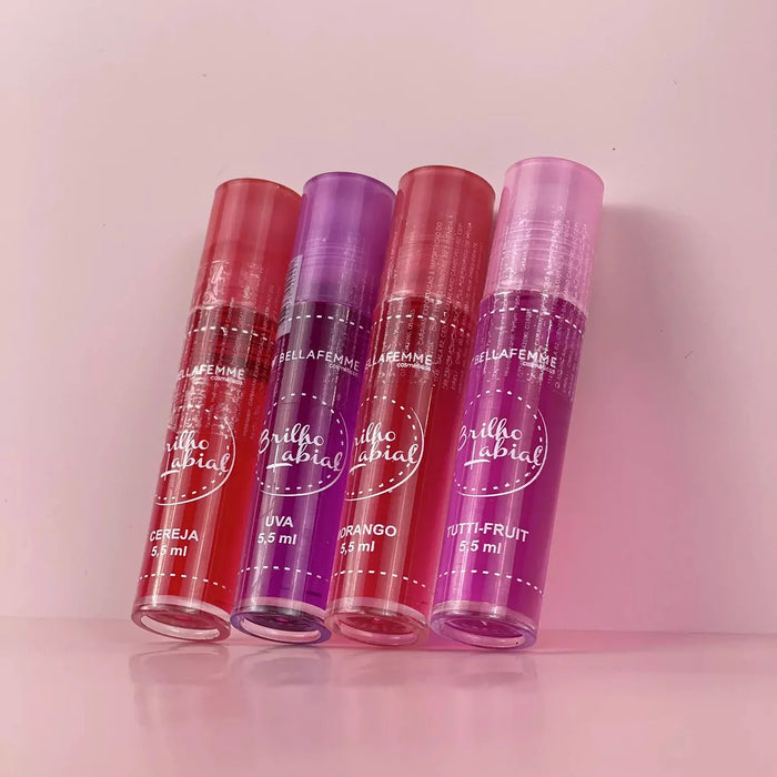 Brilho Labial Roll-On Frutas Bella Femme