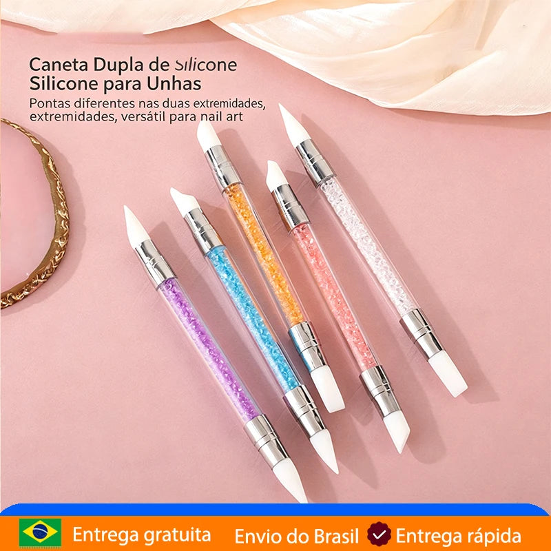 Kit de Ferramentas para Decoração de Unhas – 5 Peças