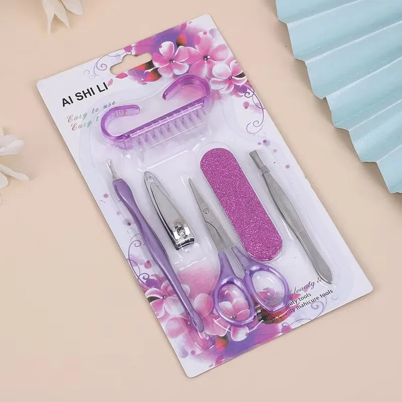 Kit de Manicure com Estojo – 7 Peças