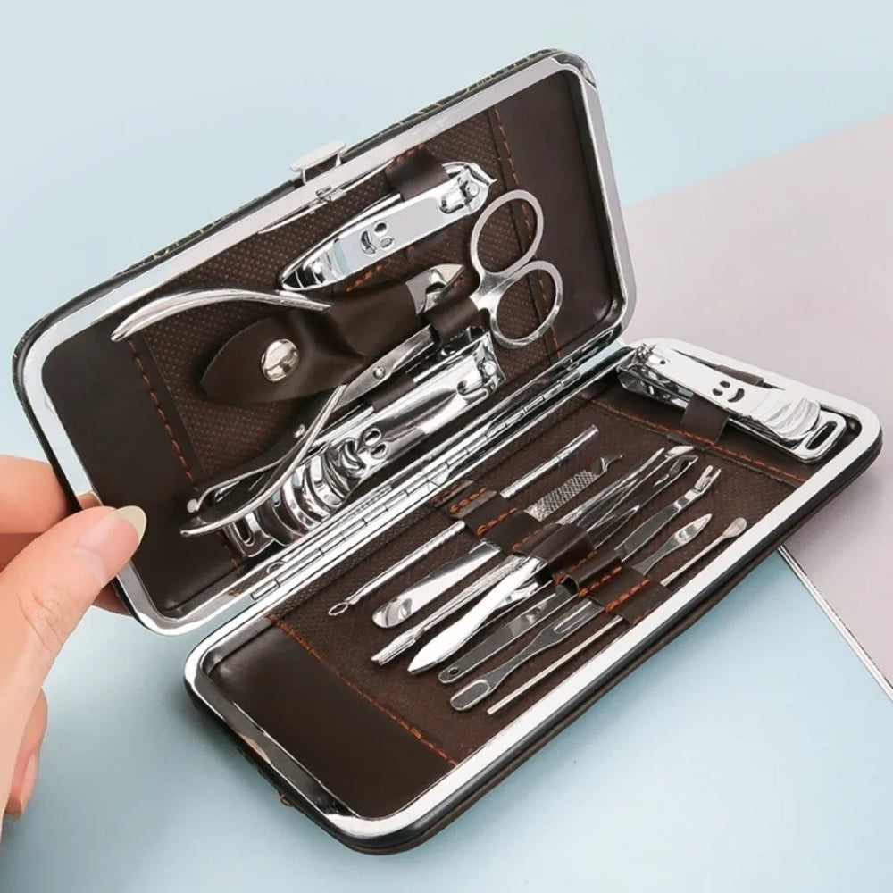 Conjunto Profissional de Manicure com Estojo