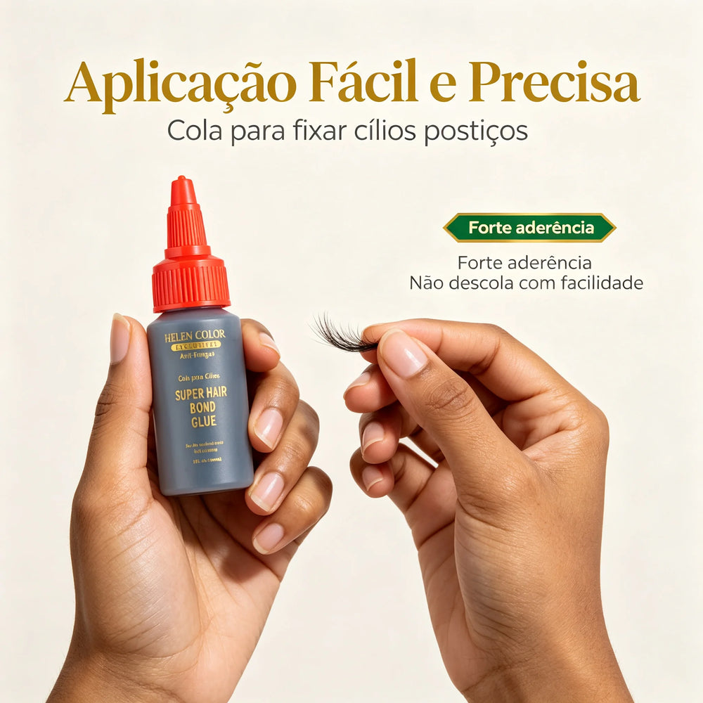 Cola para Cílios Helen Color Super Hair Bond