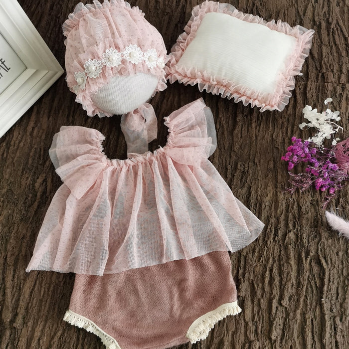 Conjunto de Roupa para Bebê Recém-Nascida
