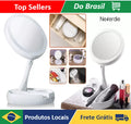 Espelho de Maquiagem LED 10x Neverdie