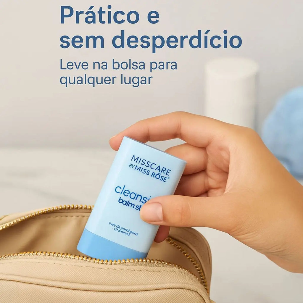 Bastão Demaquilante 3 em 1 Miss Rôse