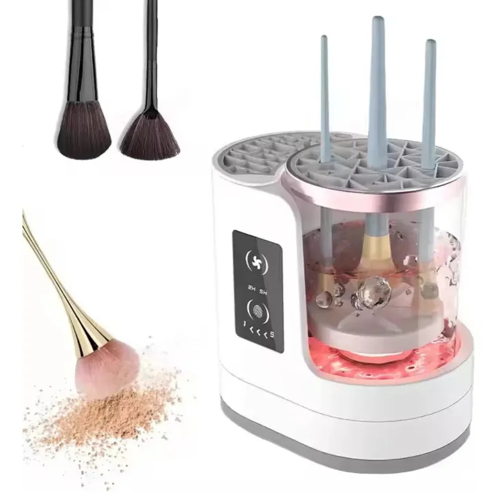 Limpador Elétrico de Pincéis de Maquiagem