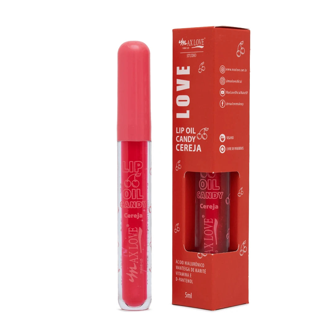 Óleo Labial Candy Frutas Max Love