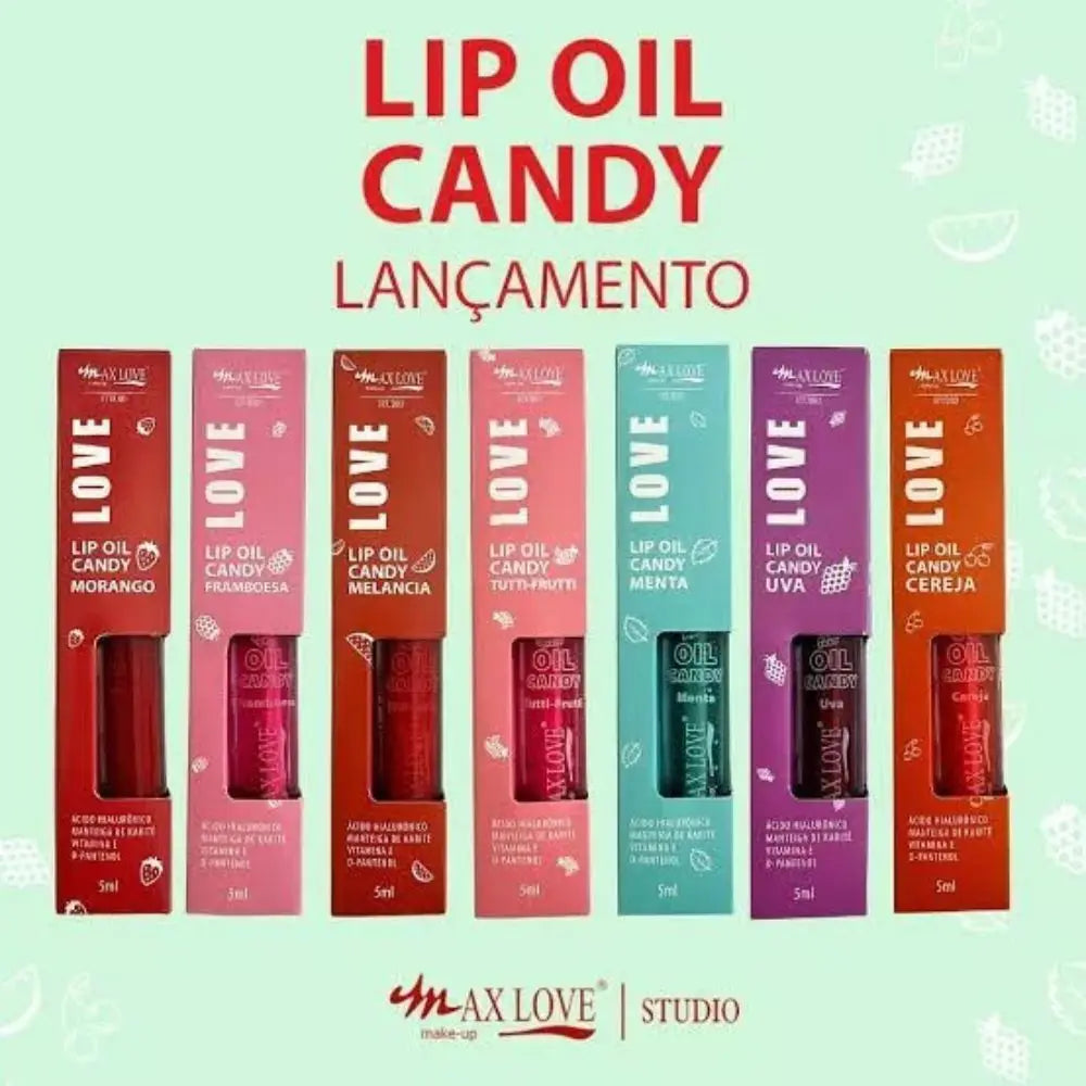 Óleo Labial Candy Fruit Max Love