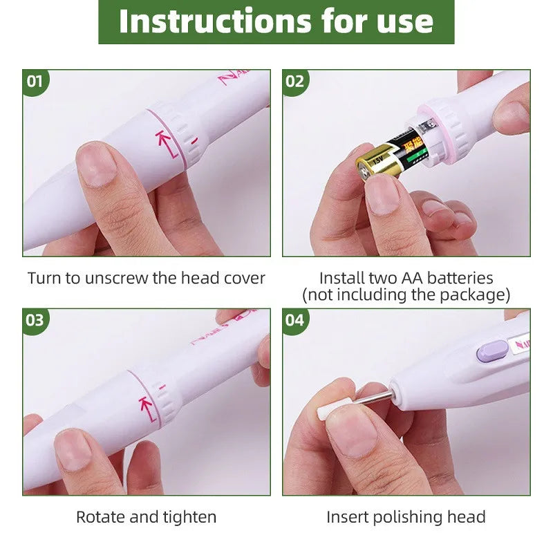 Lixadeira Elétrica Portátil para Unhas