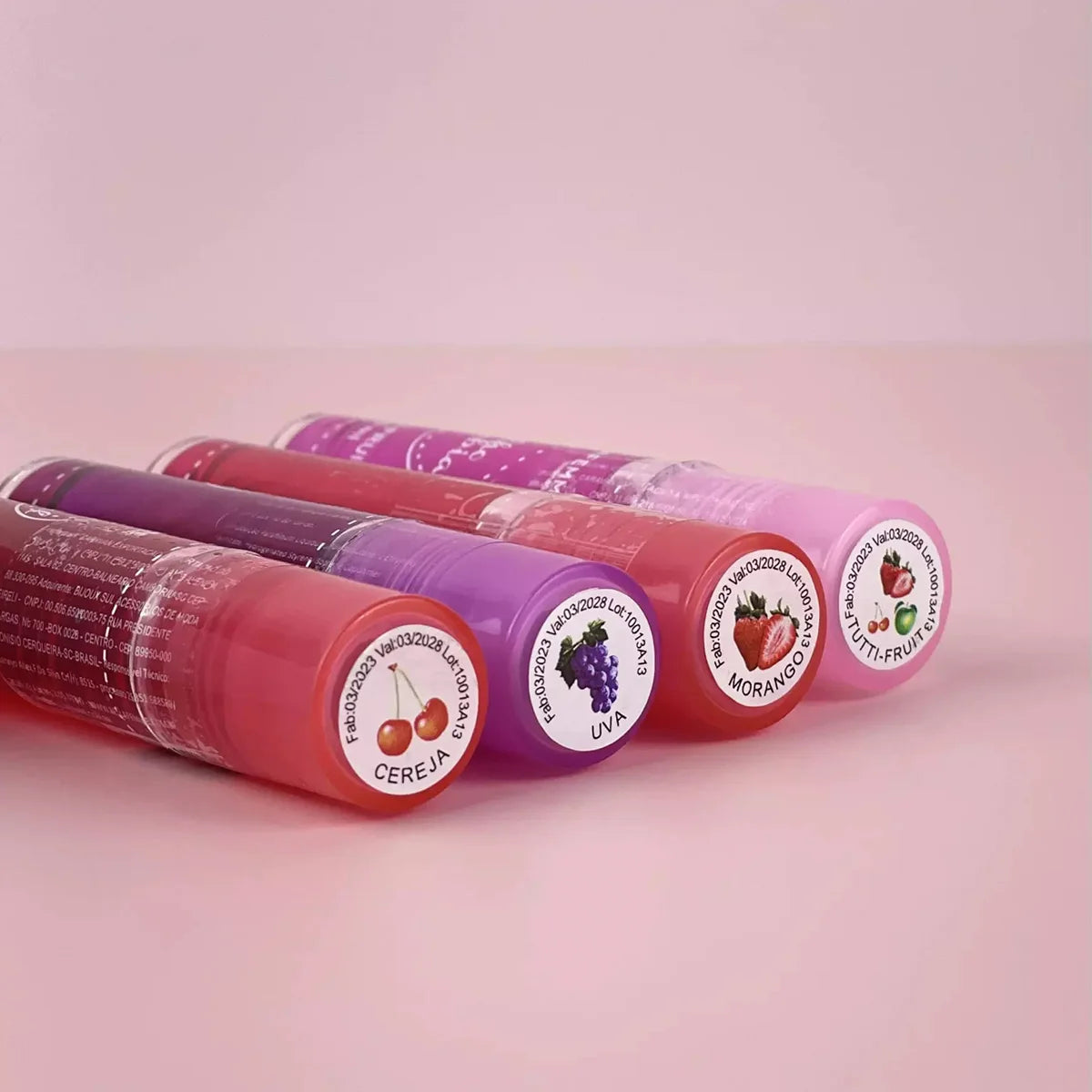 Brilho Labial Roll-On Frutas Bella Femme