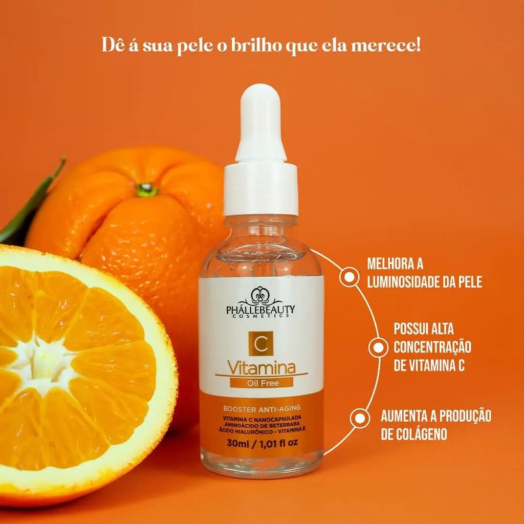Kit Facial Vitamina C 5 Itens Phállebeauty