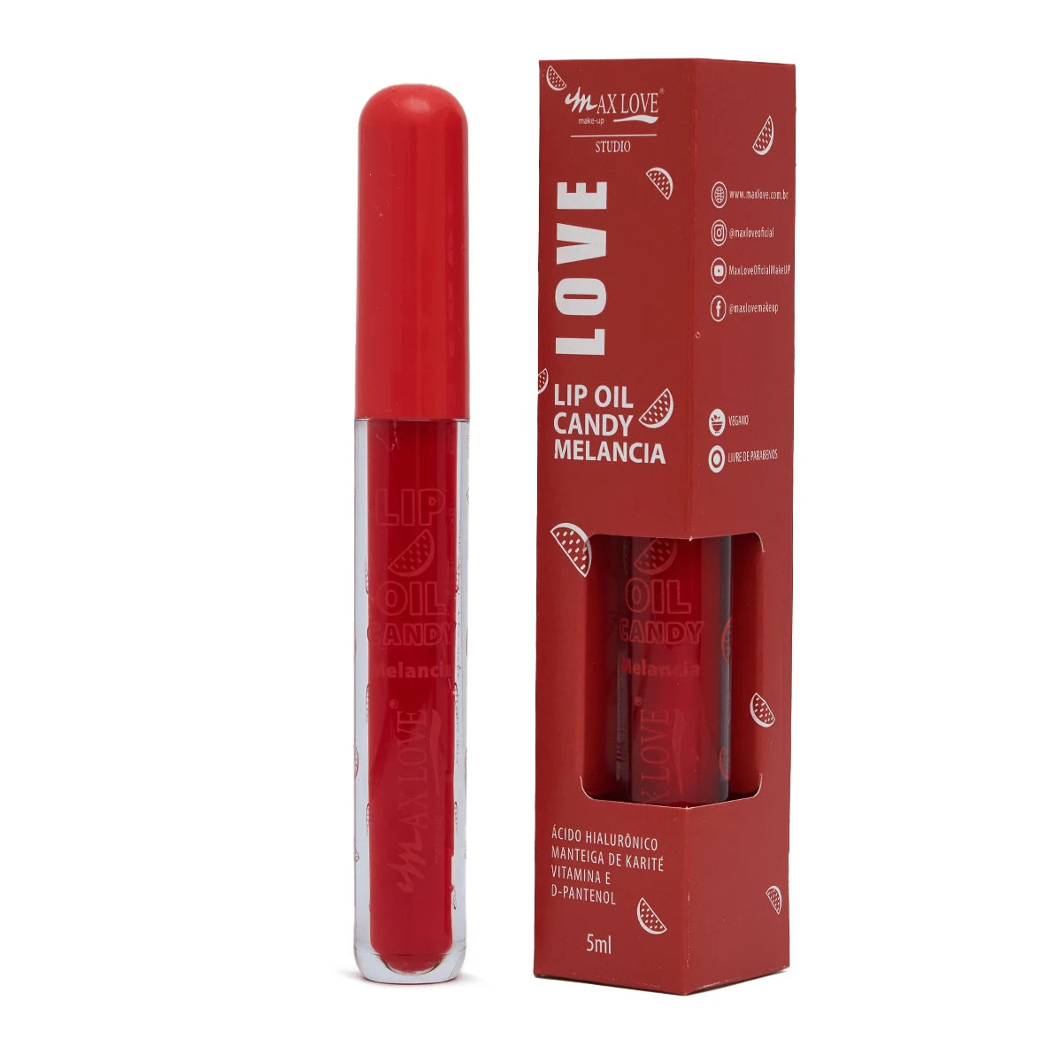Óleo Labial Candy Fruit Max Love