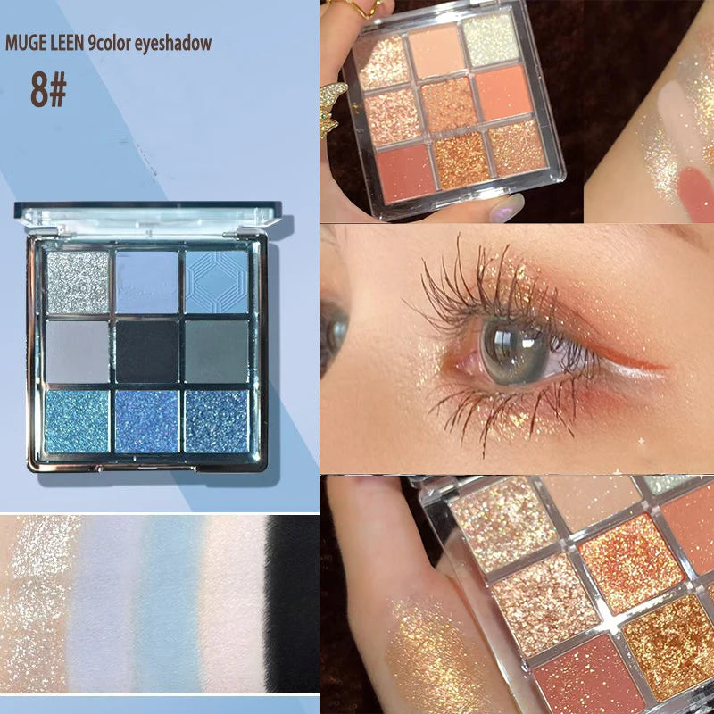 Paleta de Sombras Cintilantes