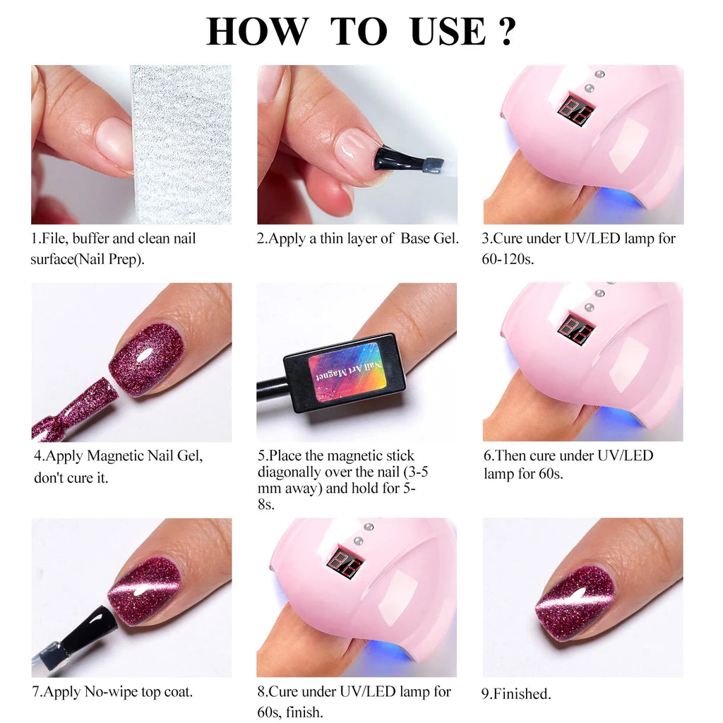 Esmalte em Gel Magnético 9D