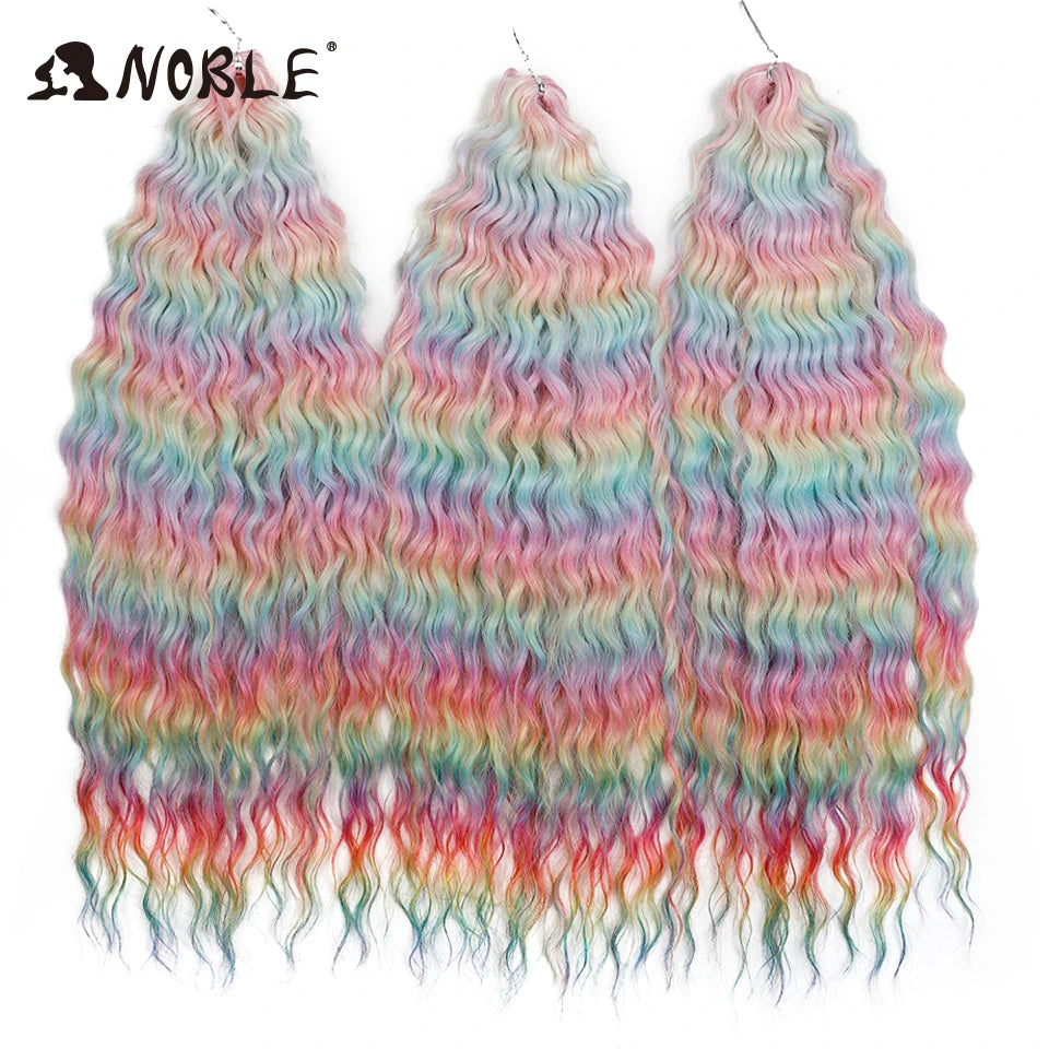 Cabelo Sintético Ondulado para Tranças