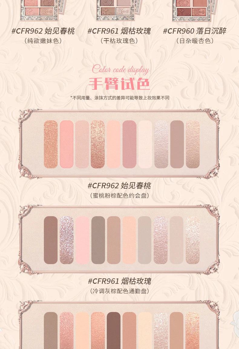 Paleta de 10 Sombras Cheerflor