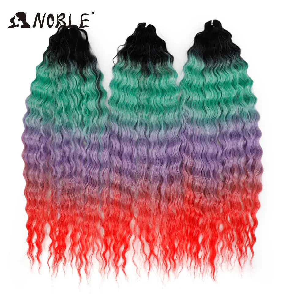Cabelo Sintético Ondulado para Tranças