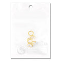 Kit 3 Anéis Decorativos com Zircônia