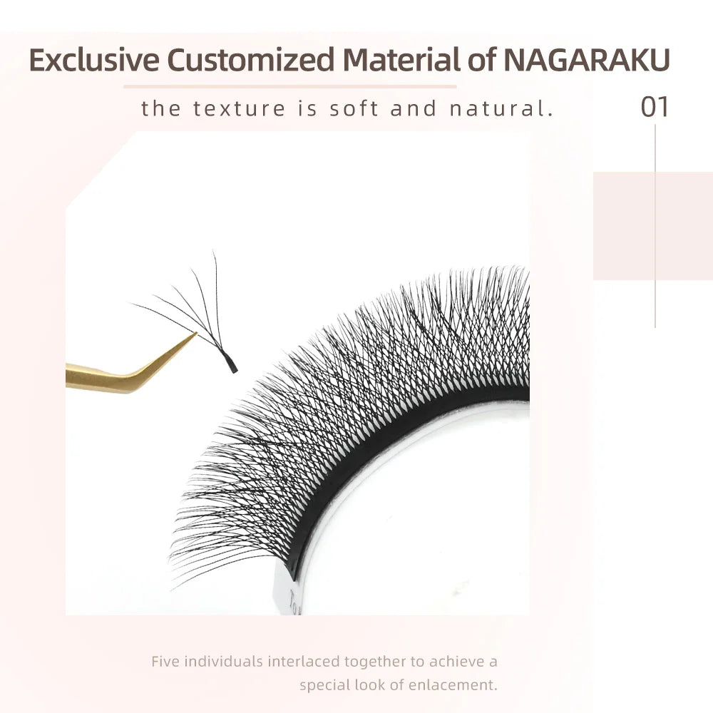 Cílios para Extensão 5D Nagaraku