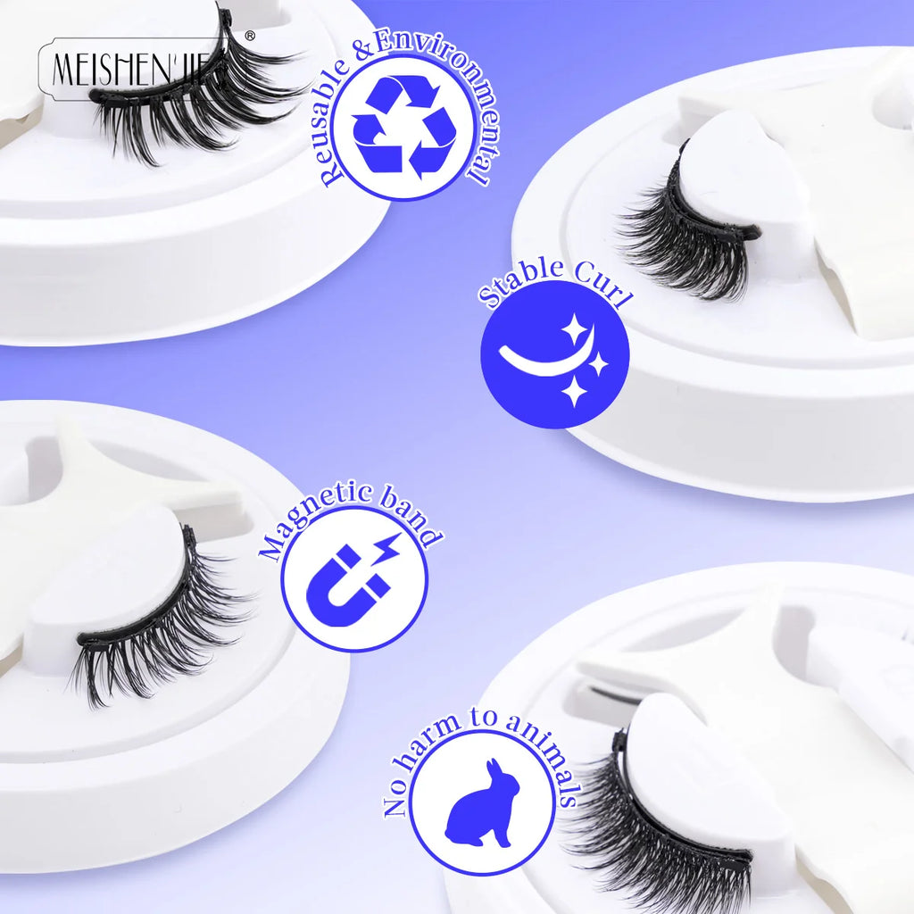 Kit de Cílios Magnéticos Meeshenjie