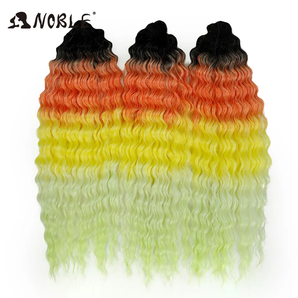 Cabelo Sintético Ondulado para Tranças