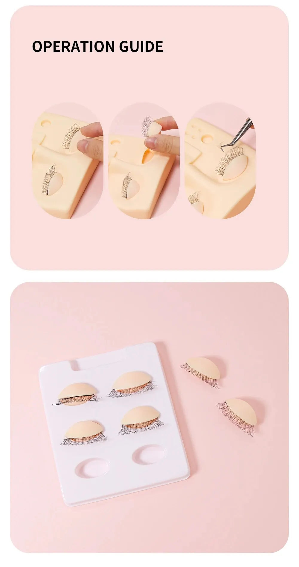 Kit 3 Pálpebras de Silicone para Treino