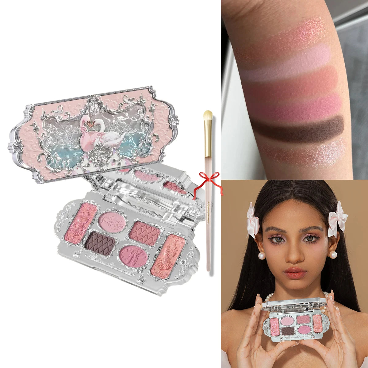 Paleta 6 Sombras Swan Ballet Flower Knows