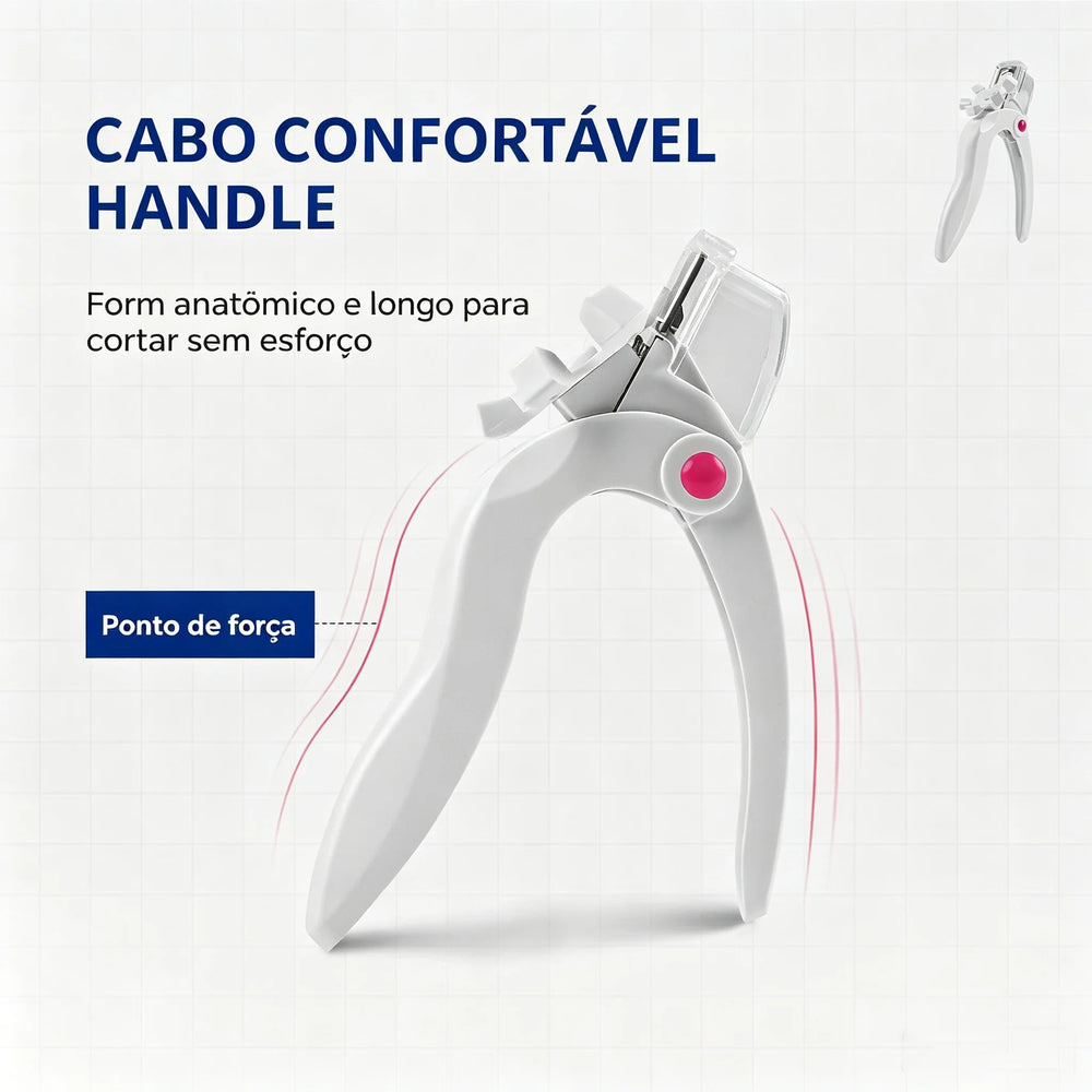 Clipe Metálico para Unhas em Formato de U