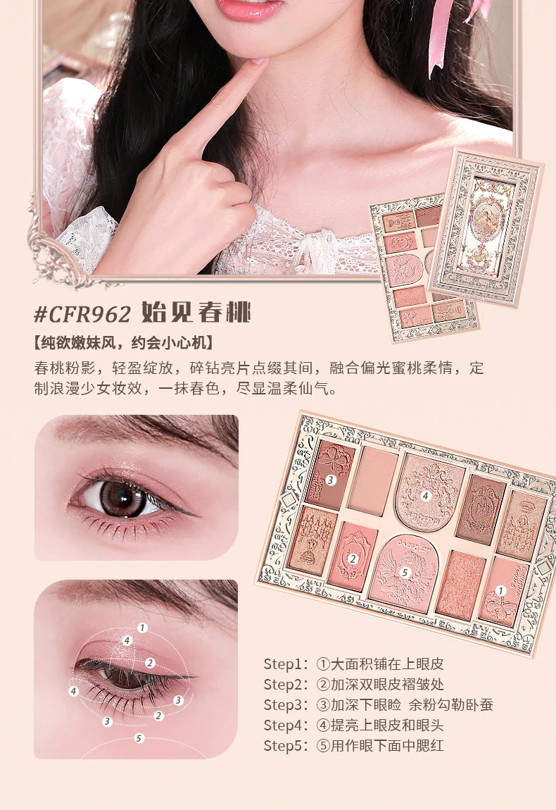 Paleta de 10 Sombras Cheerflor