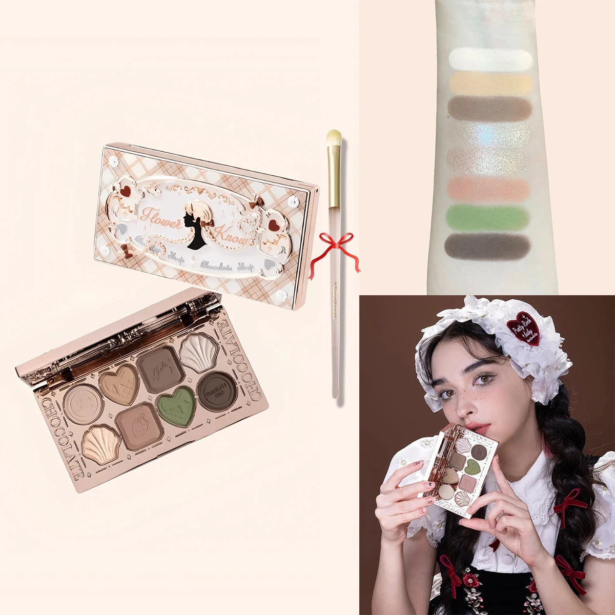 Paleta 6 Sombras Swan Ballet Flower Knows