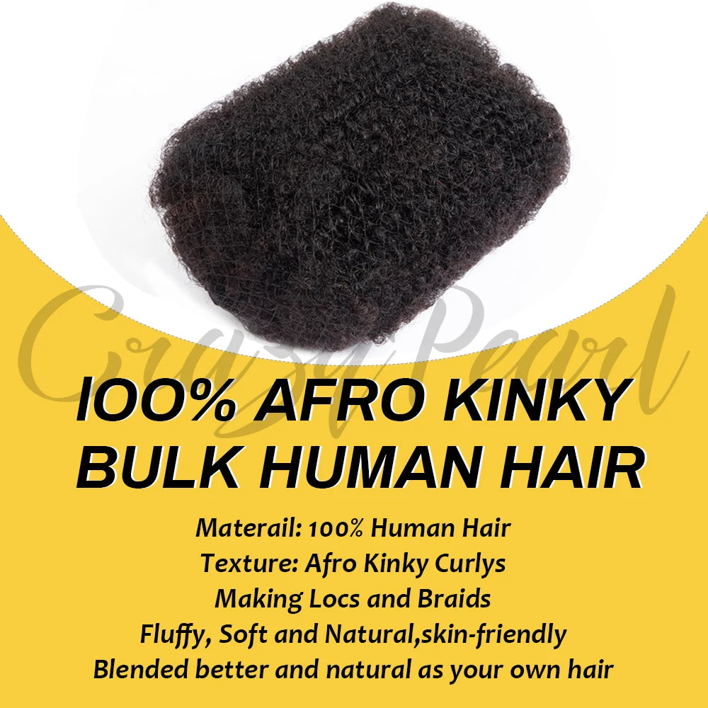 Cabelo Afro Kinky para Extensão CrazyPearl