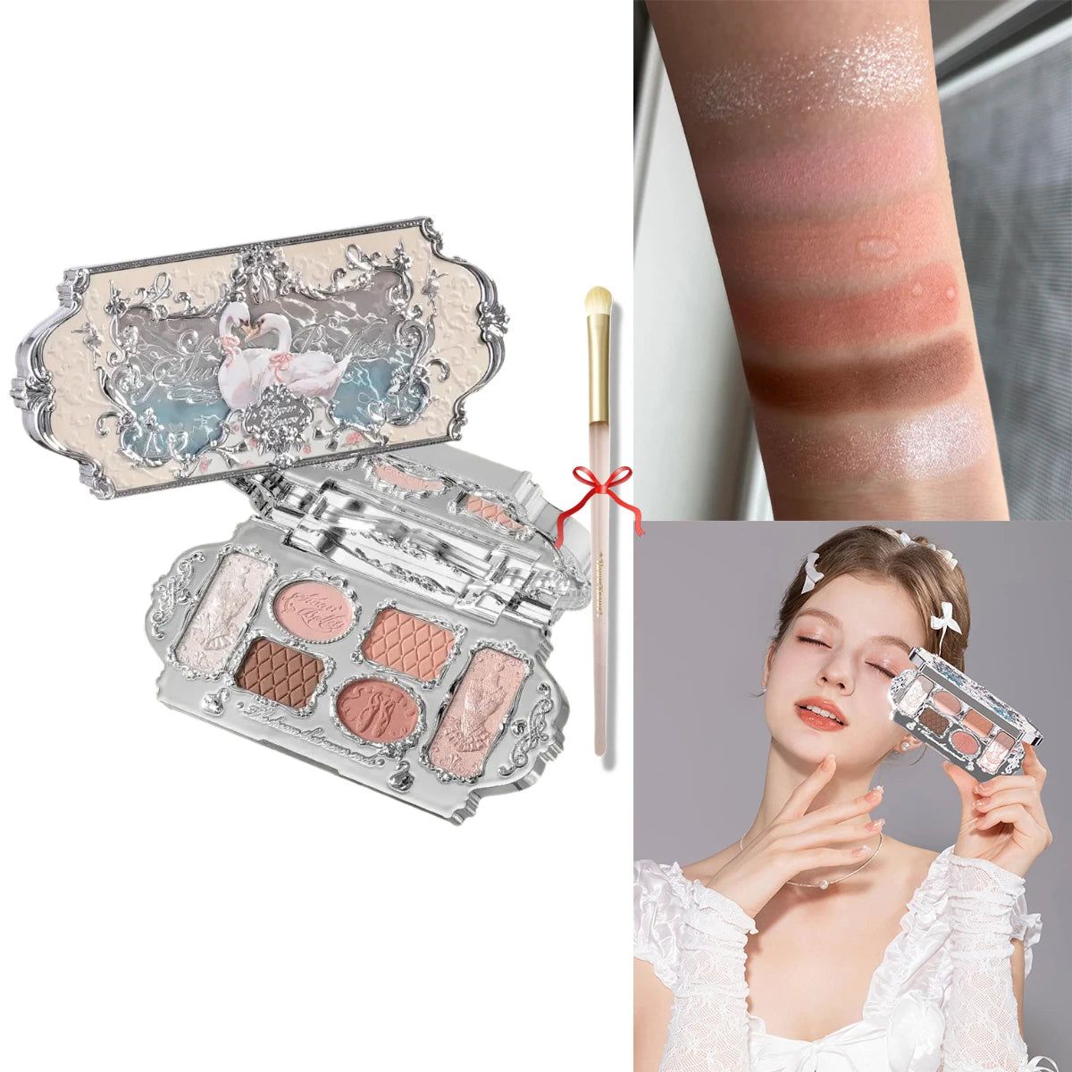 Paleta 6 Sombras Swan Ballet Flower Knows