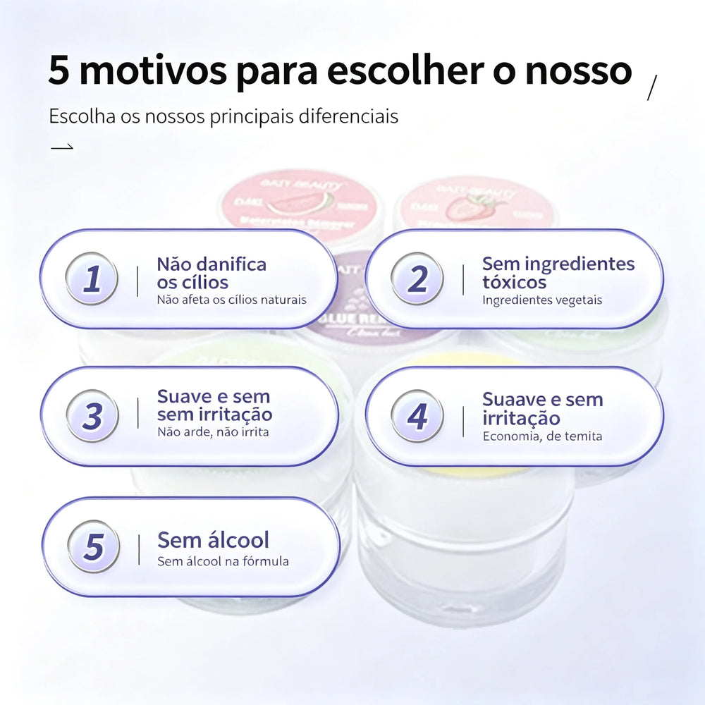 Removedor de Maquiagem para Cílios
