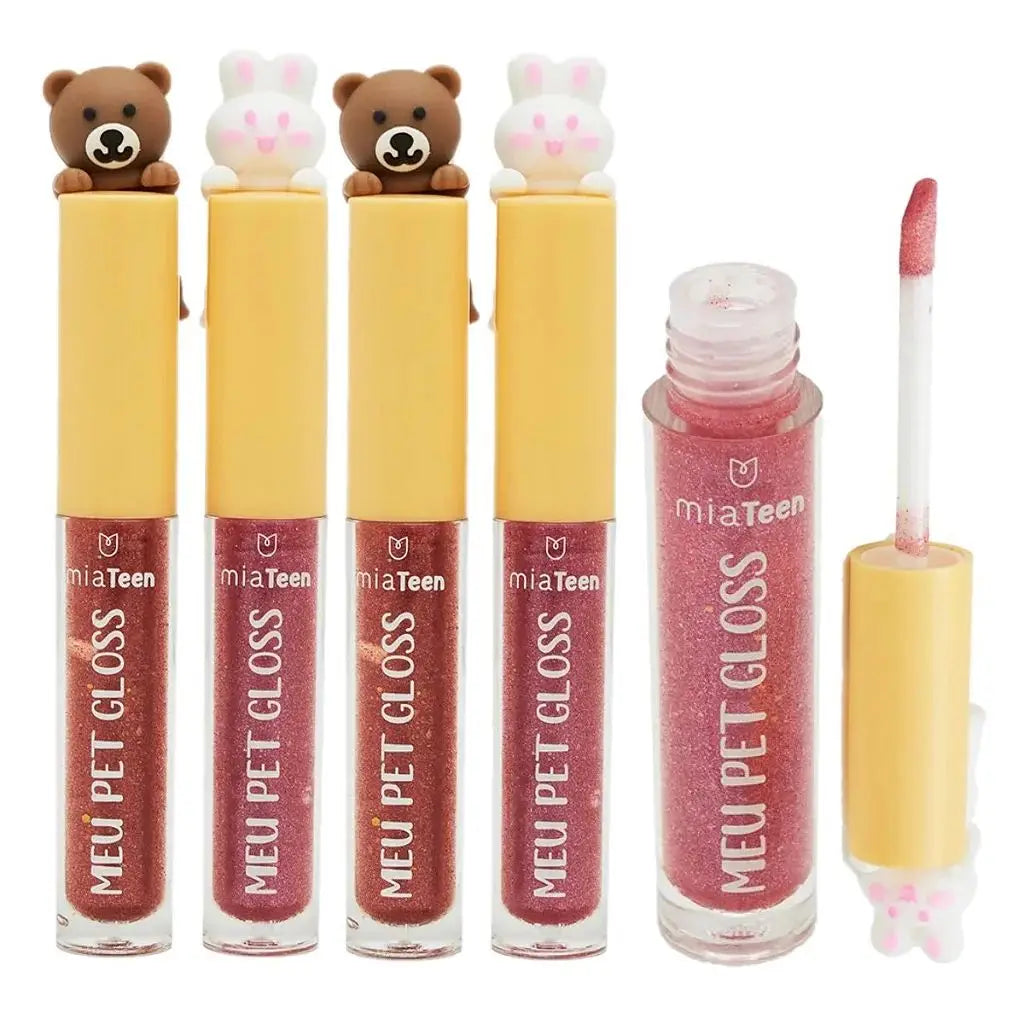 Kit 2 Gloss Labiais Meu Pet Mia Make