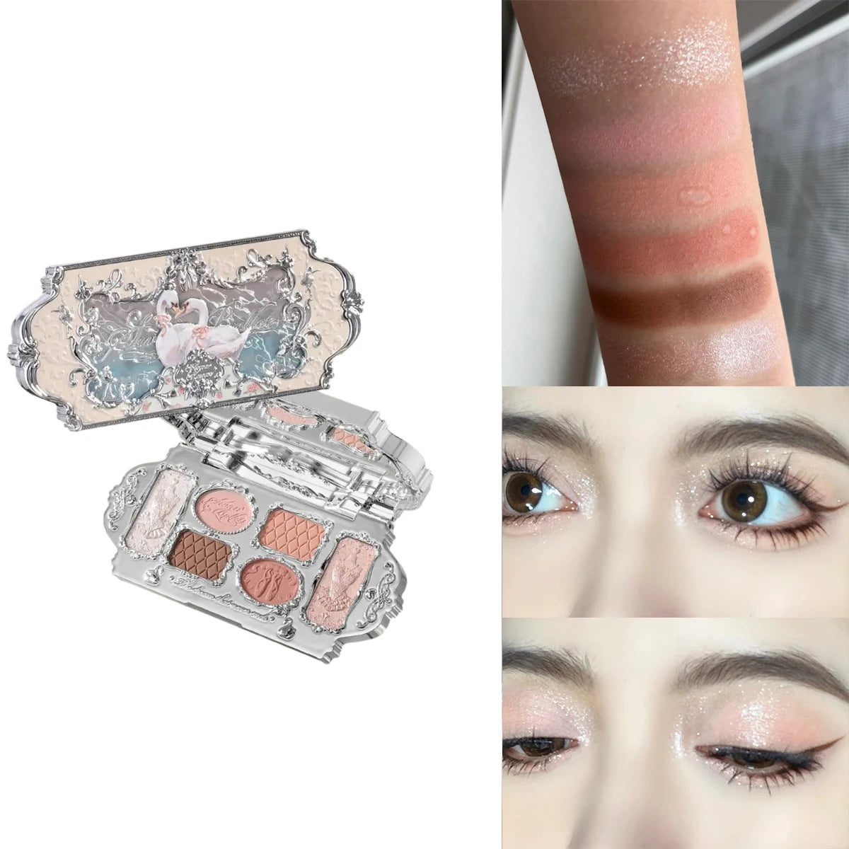 Paleta 6 Sombras Swan Ballet Flower Knows