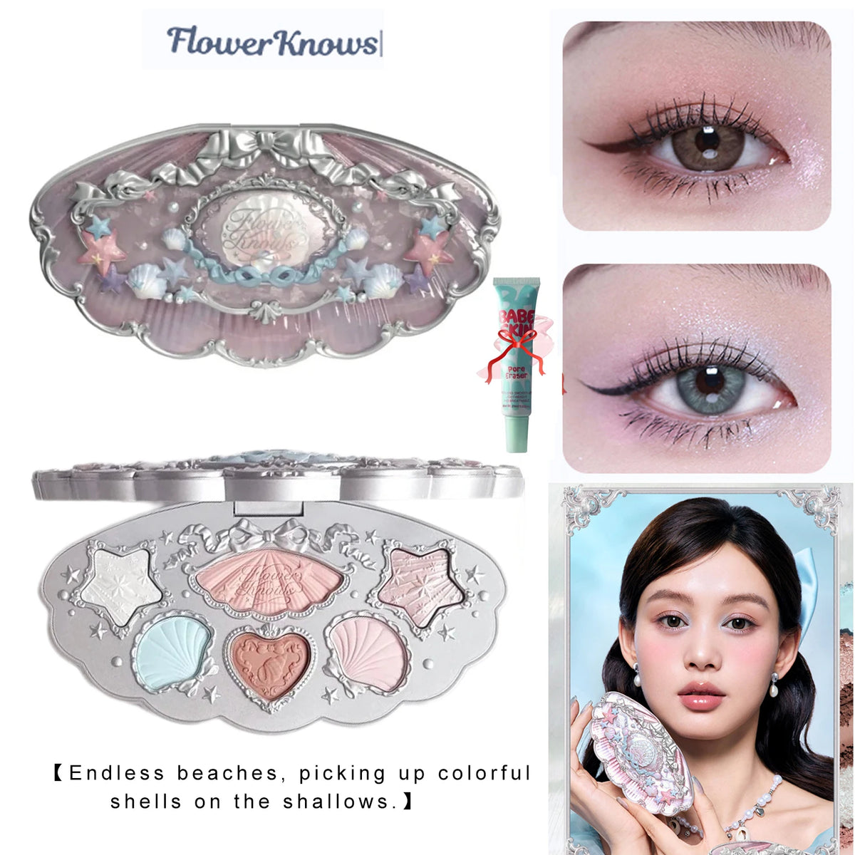 Paleta 6 Sombras Swan Ballet Flower Knows