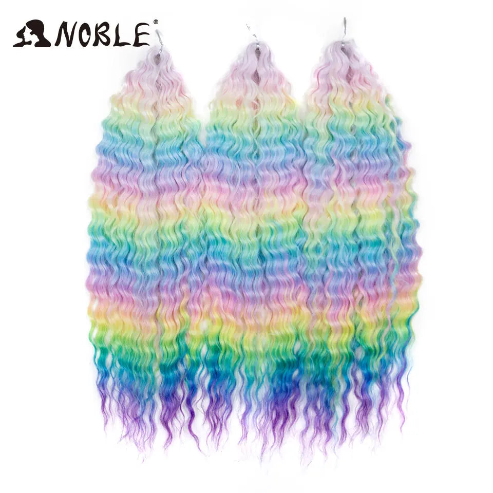 Cabelo Sintético Ondulado para Tranças