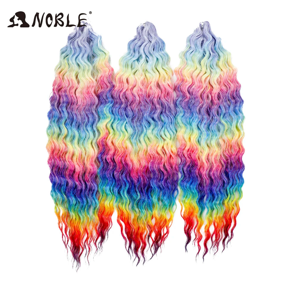 Cabelo Sintético Ondulado para Tranças