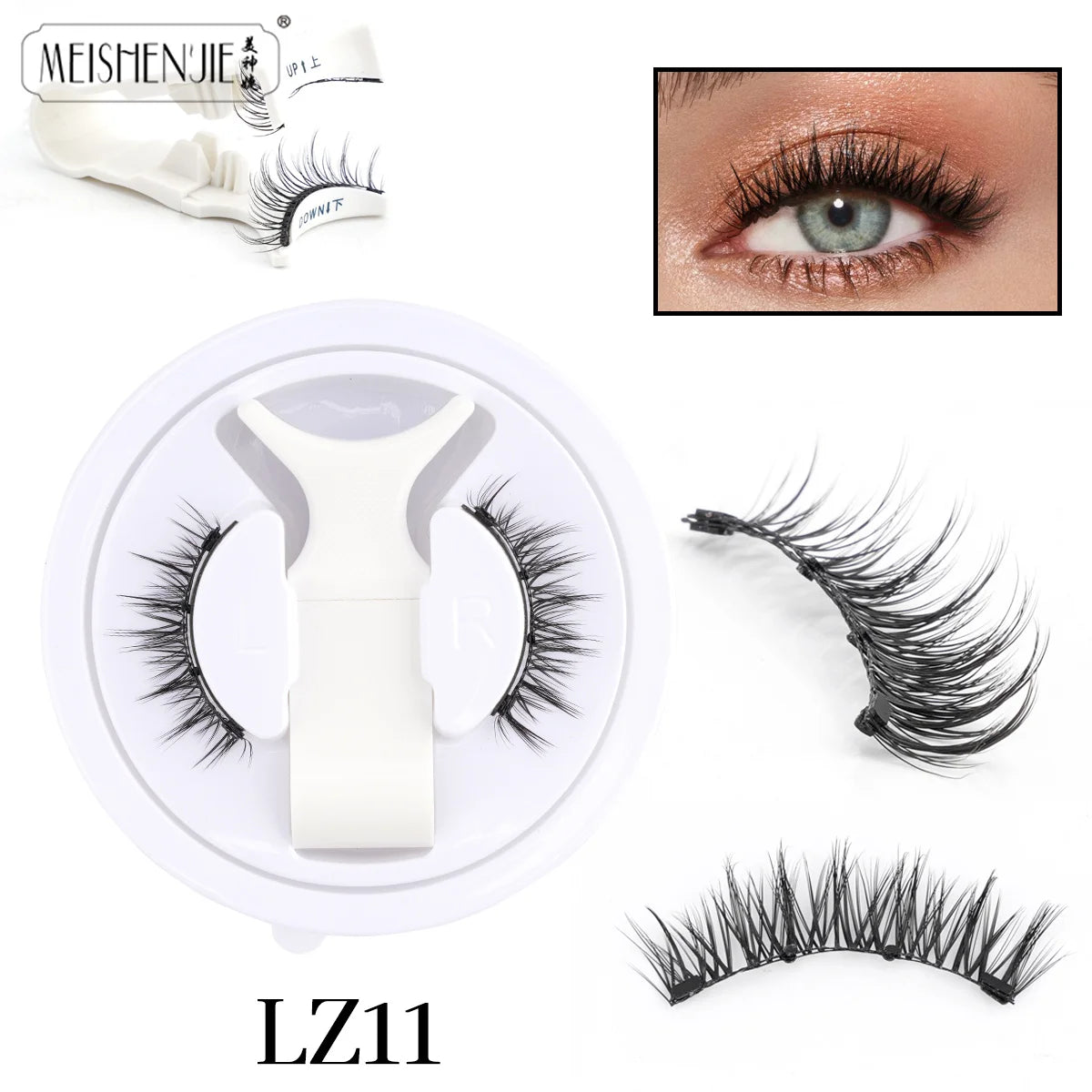 Kit de Cílios Magnéticos Meeshenjie