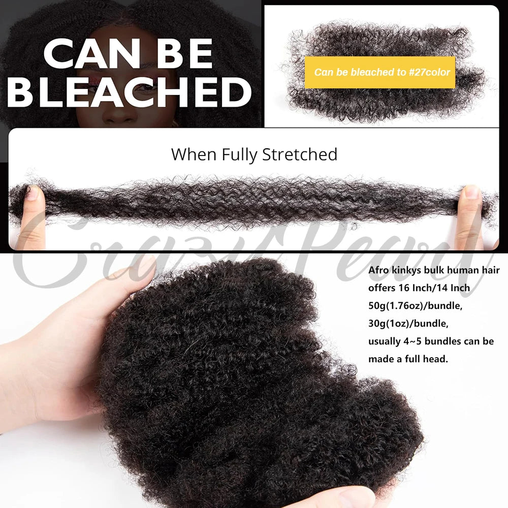 Cabelo Afro Kinky para Extensão CrazyPearl