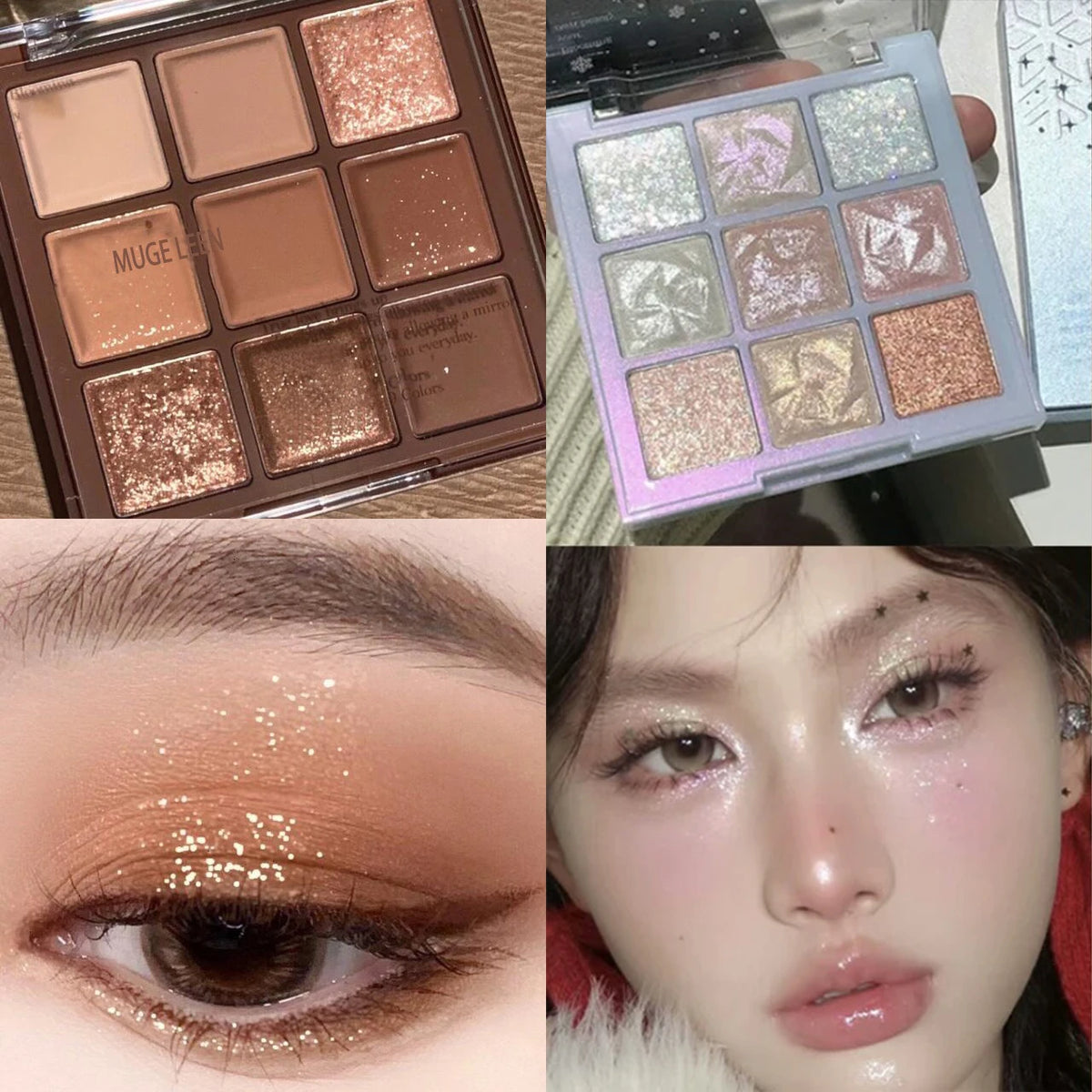 Paleta de Sombras Cintilantes