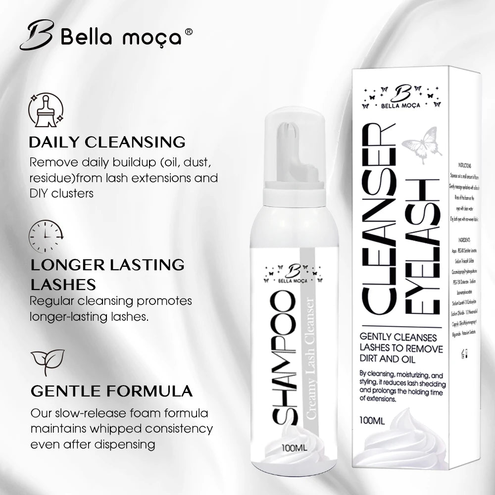 Kit 5 Espumas de Limpeza para Cílios
