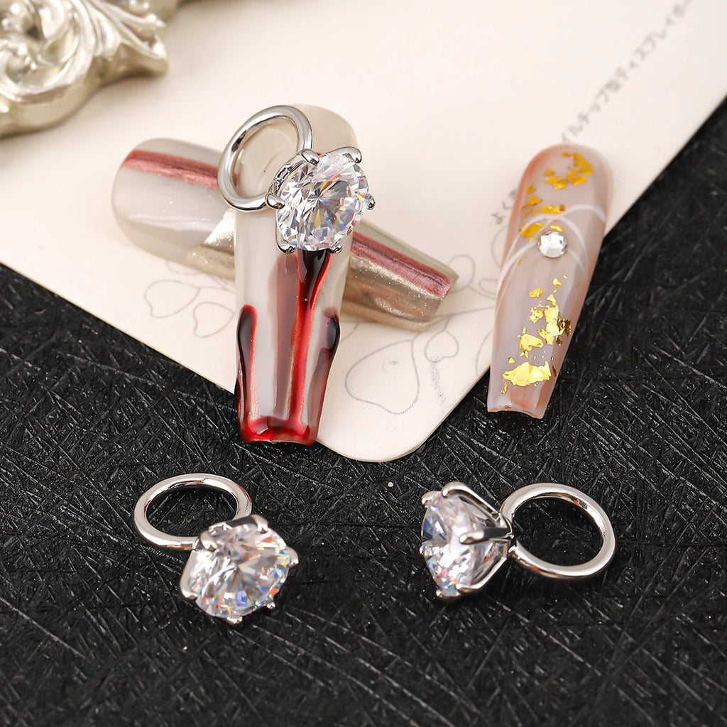 Kit 3 Anéis Decorativos com Zircônia