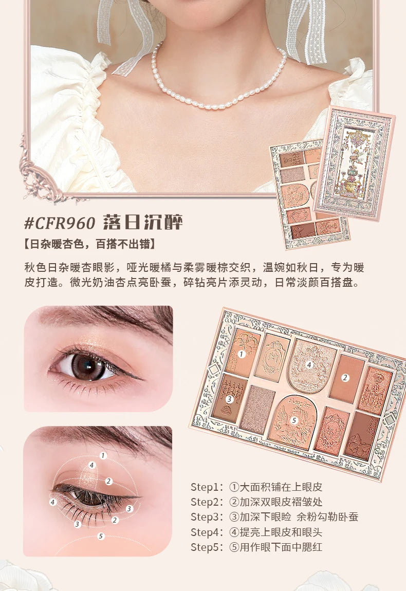 Paleta de 10 Sombras Cheerflor