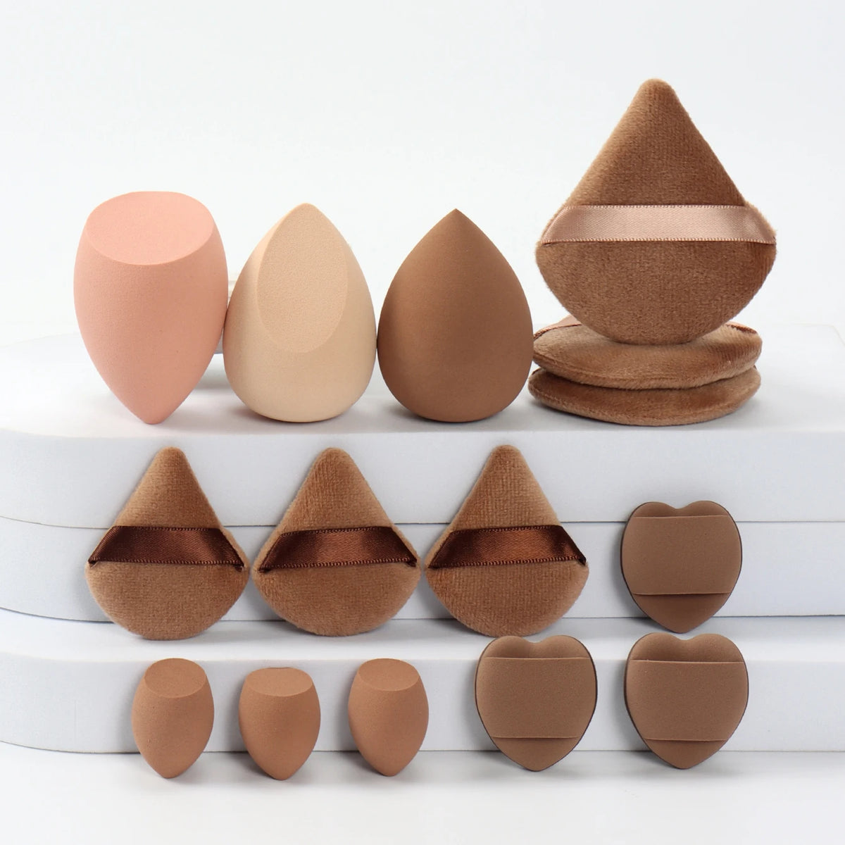 Kit de Mini Esponjas para Maquiagem