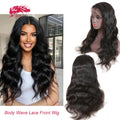 Peruca Lace Ondulada de Cabelo Humano
