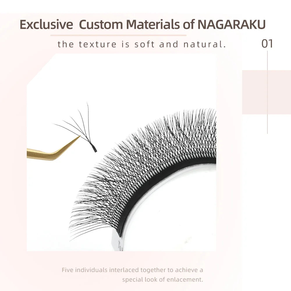 Cílios para Extensão 5D Nagaraku