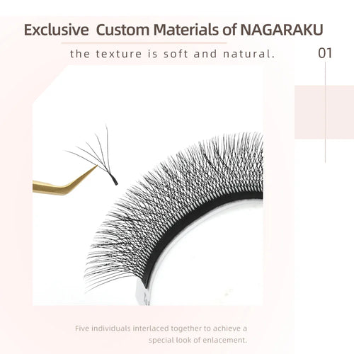 Cílios para Extensão 5D Nagaraku