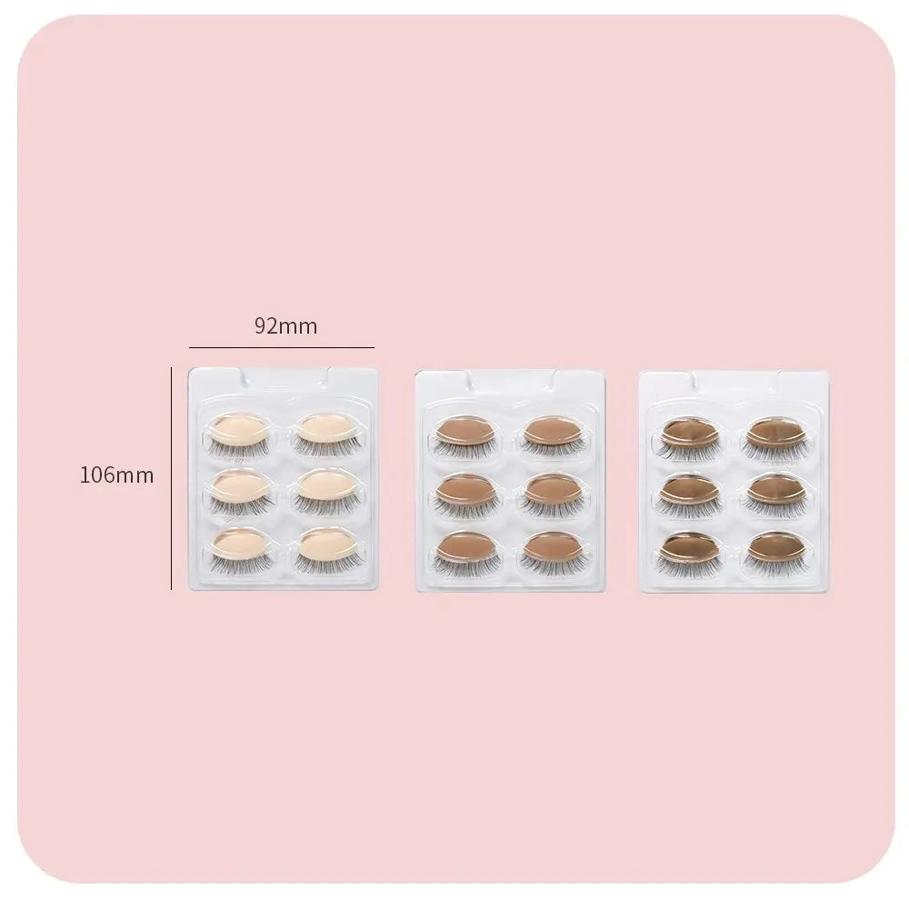 Kit 3 Pálpebras de Silicone para Treino
