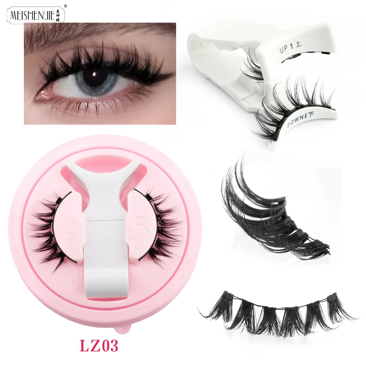 Kit de Cílios Magnéticos Meeshenjie