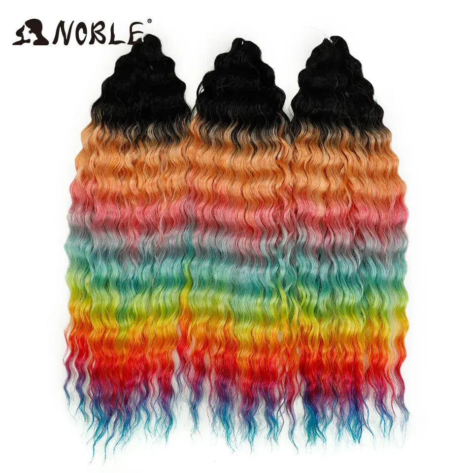 Cabelo Sintético Ondulado para Tranças